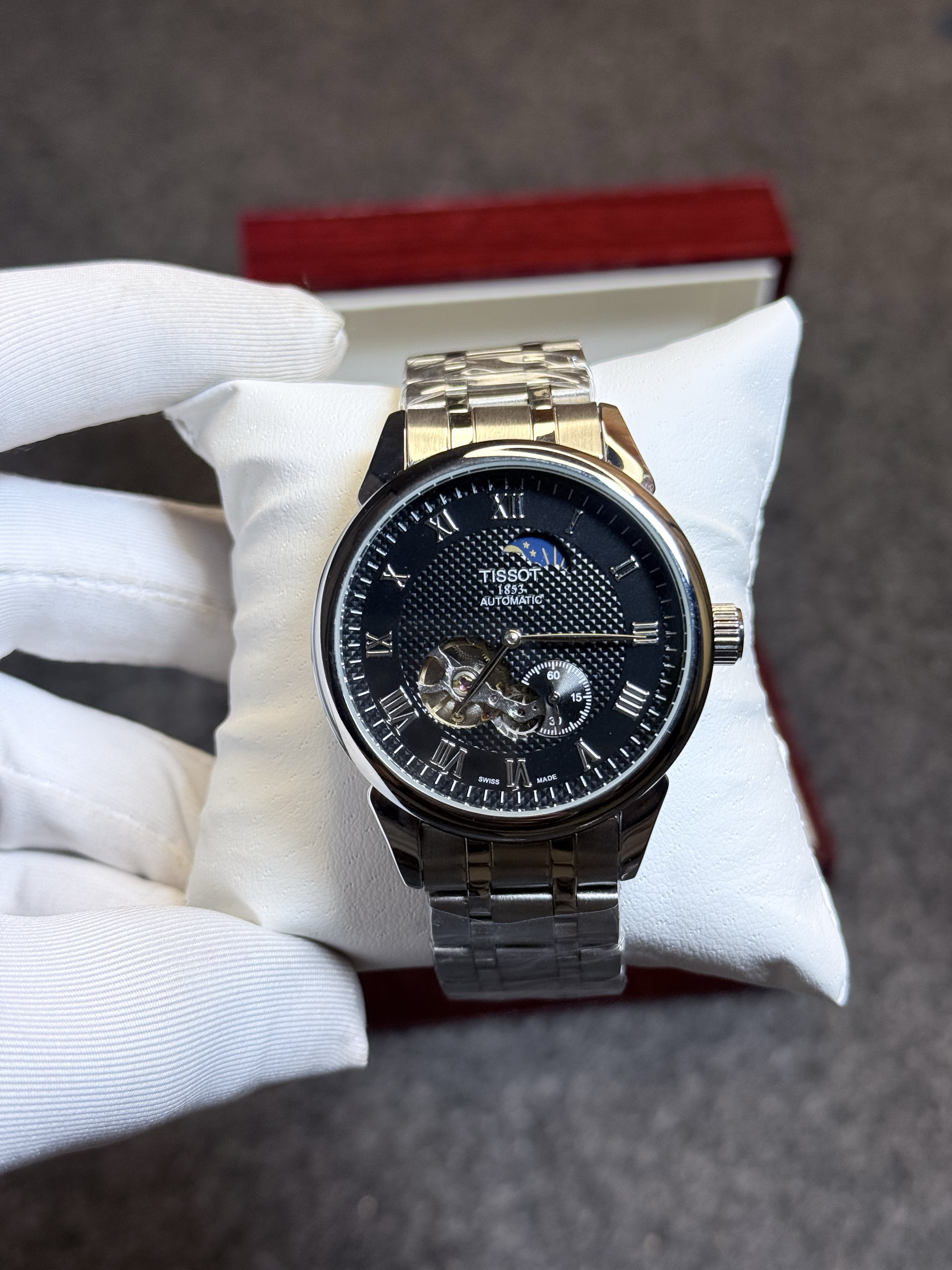Tissot Tradition Open Heart Moonphase